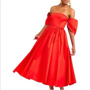 NWT. Mestiza Odette dress. Sz 12. Red.